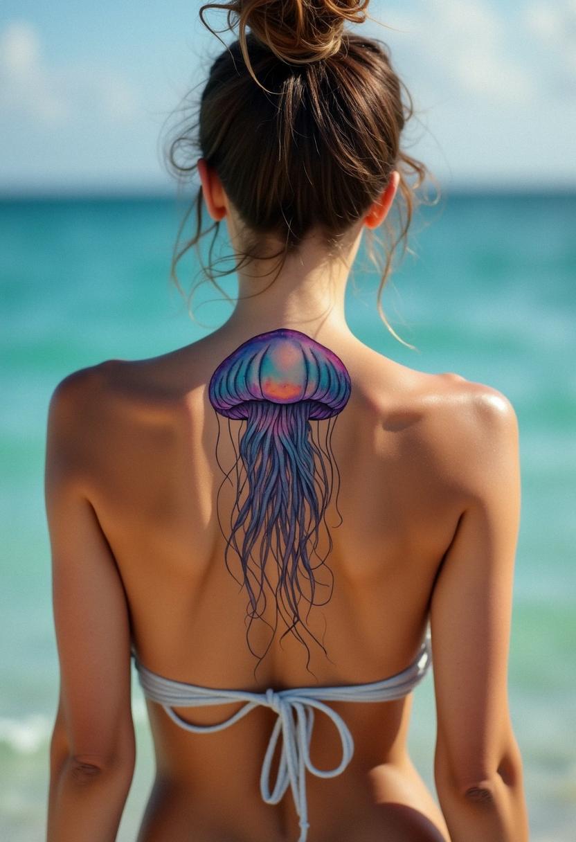 jelly fish tattoo