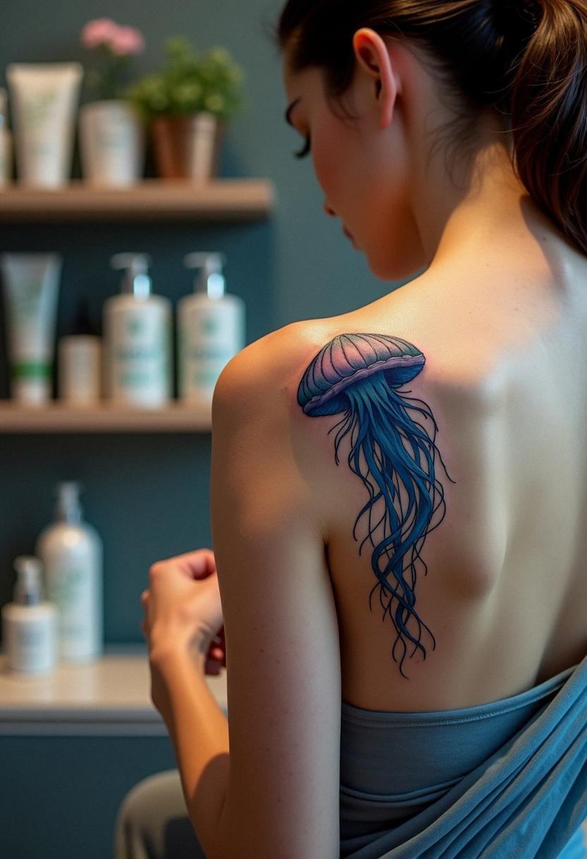 jelly fish tattoo