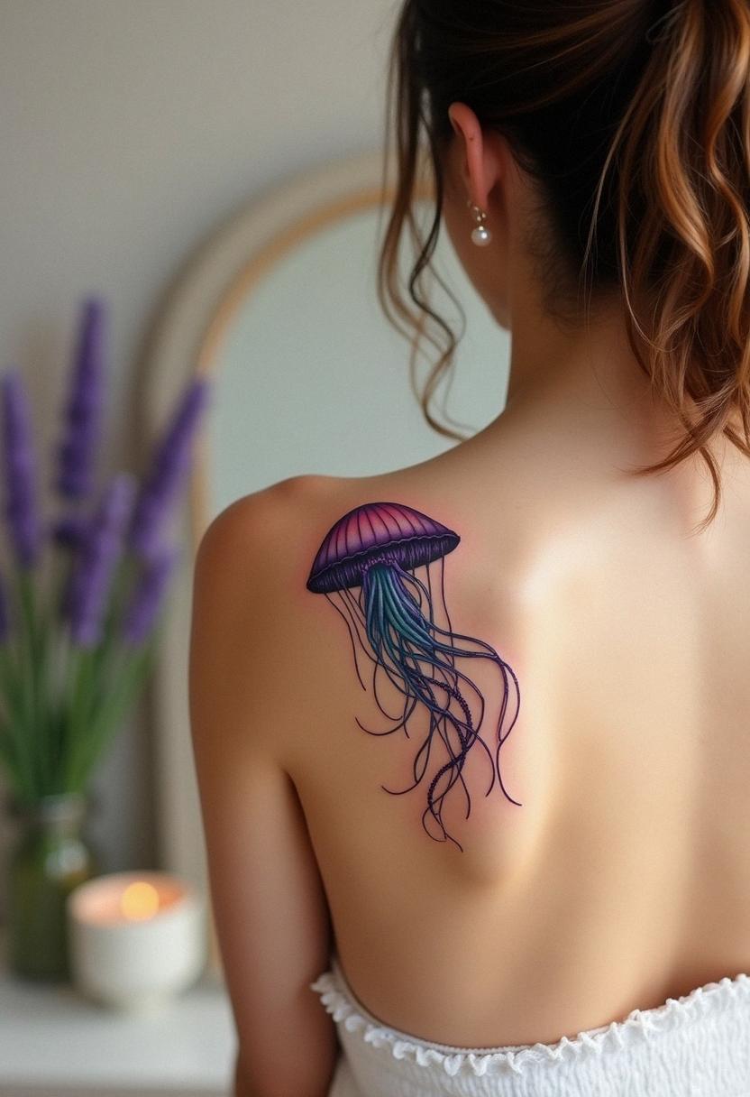 jelly fish tattoo