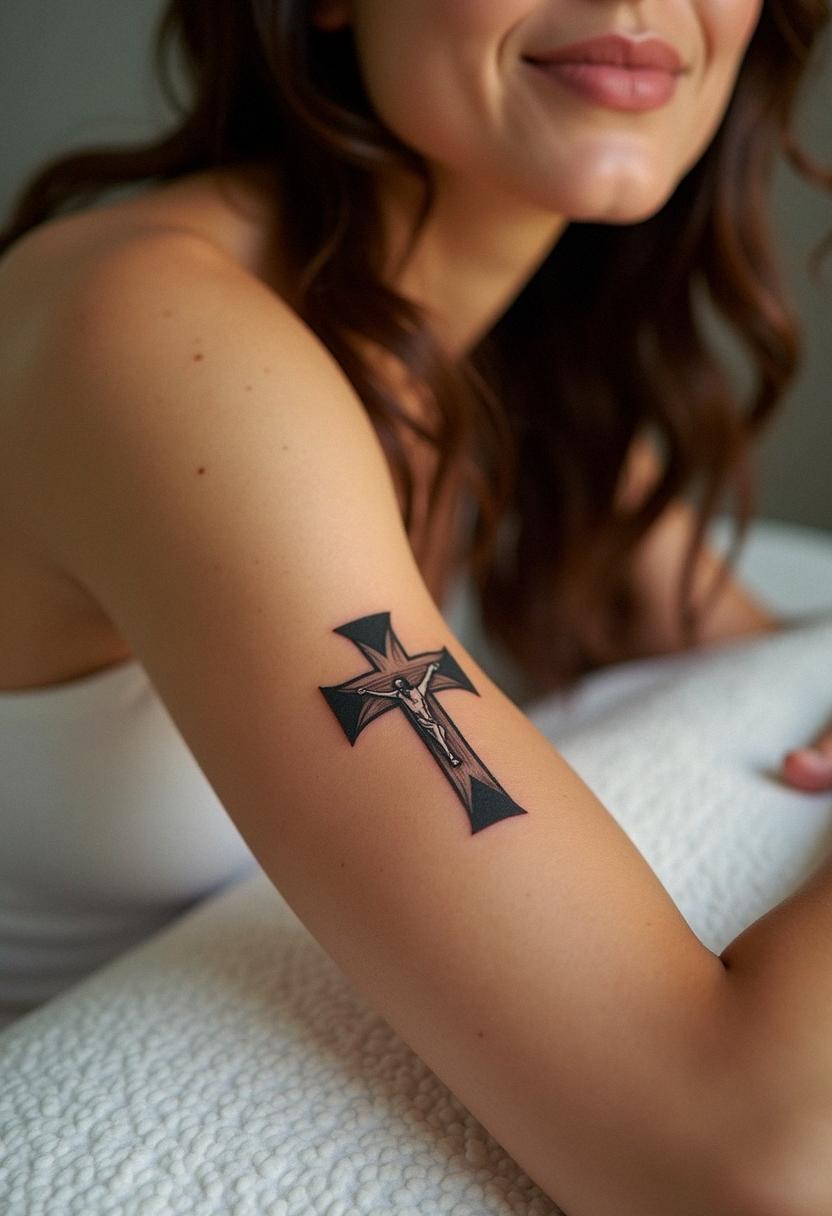 jesus cross tattoo