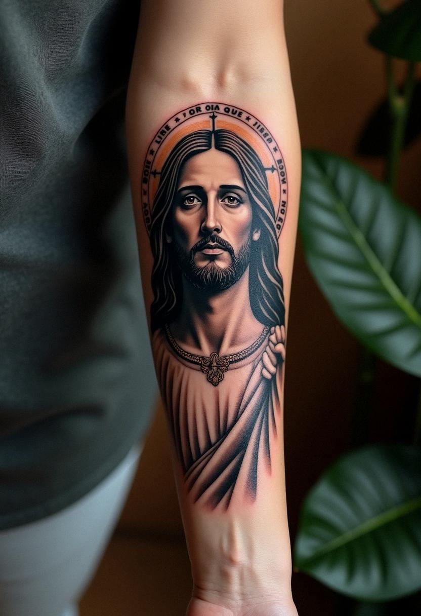 jesus tattoo