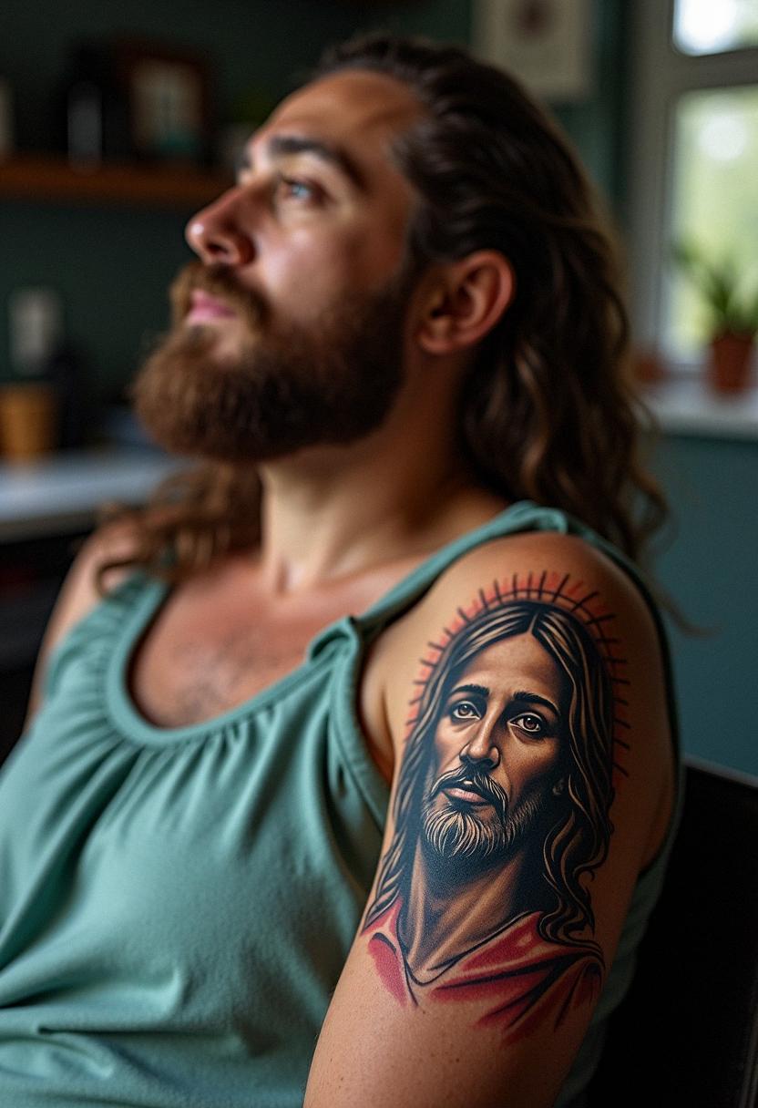 jesus tattoo