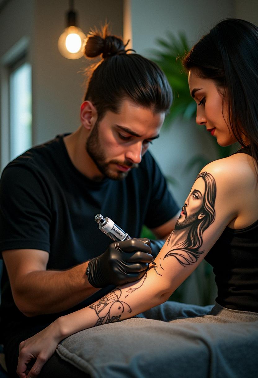 jesus tattoo
