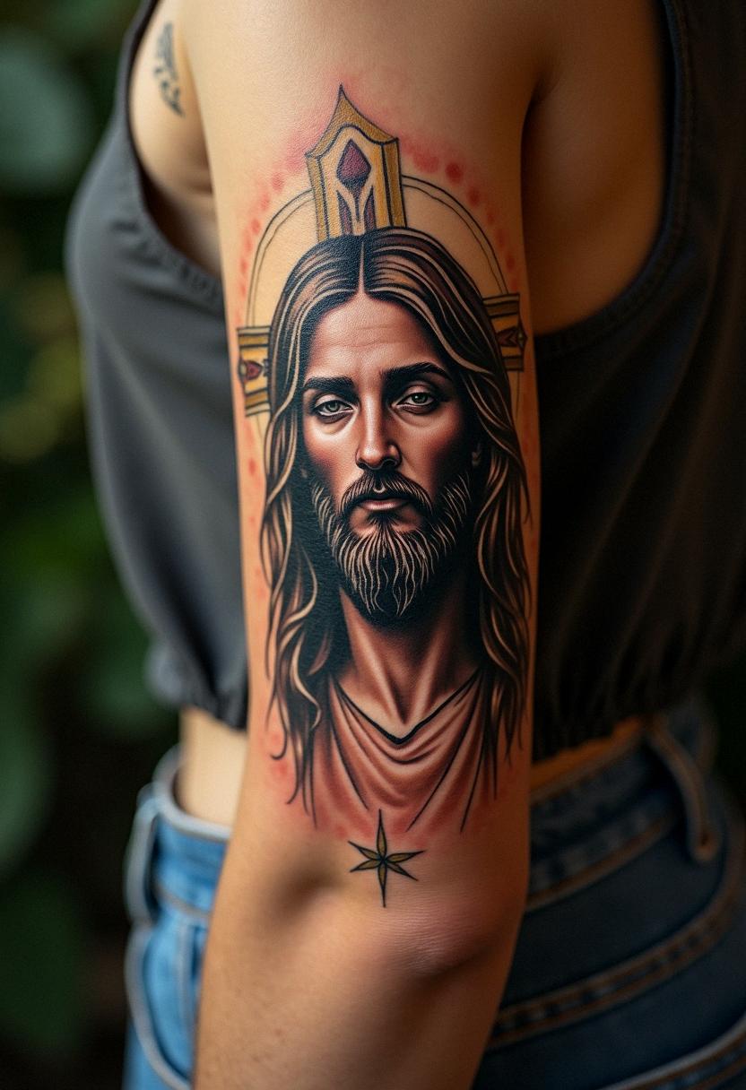 jesus tattoo