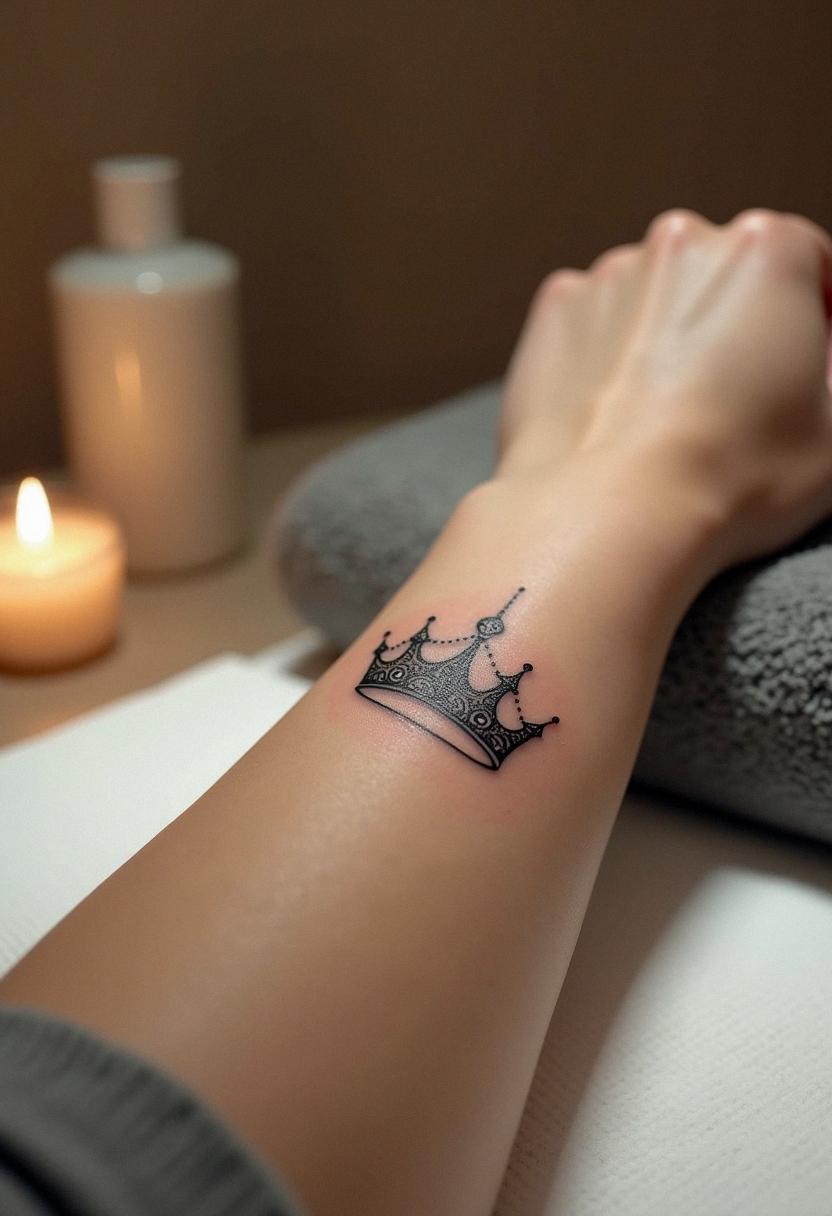 king crown tattoo
