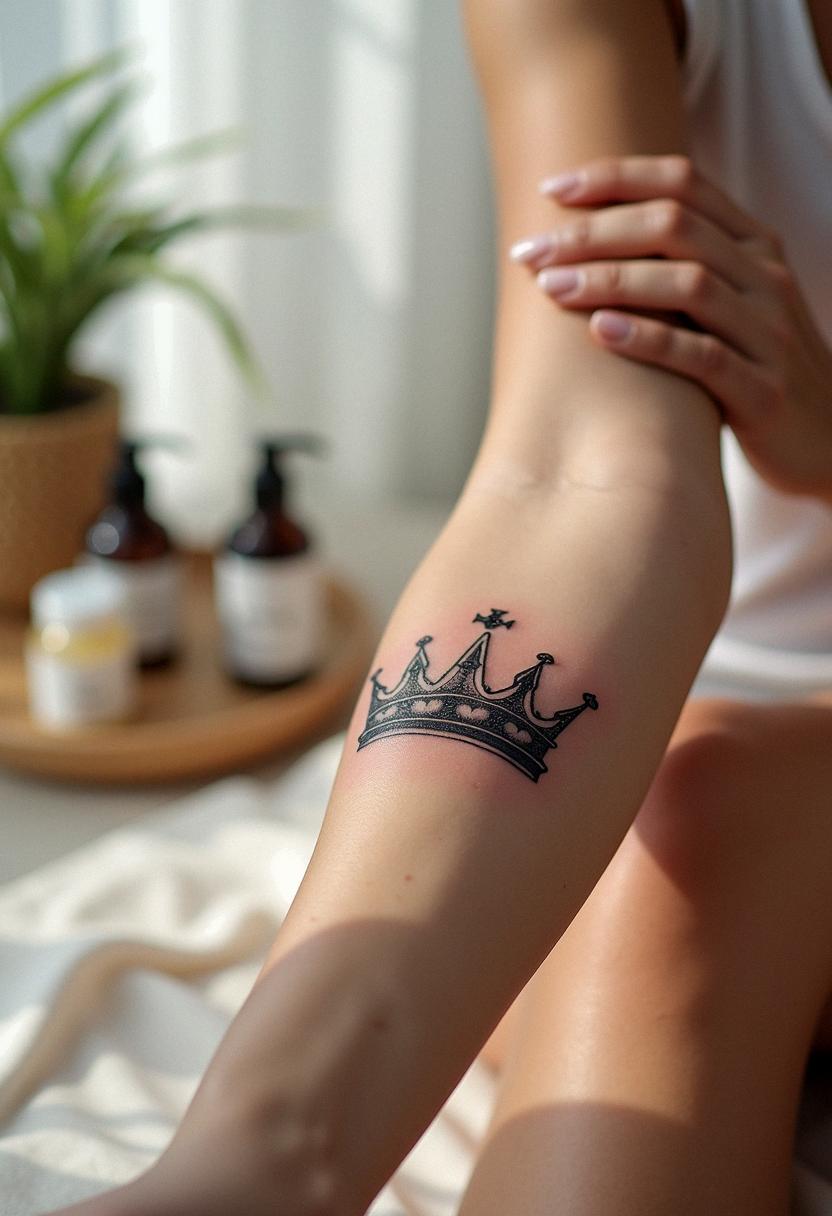 king crown tattoo