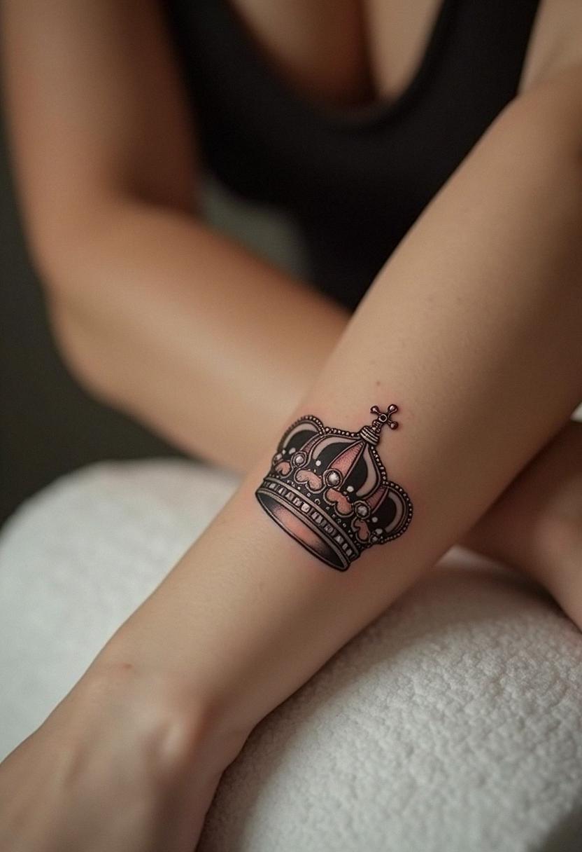king crown tattoo