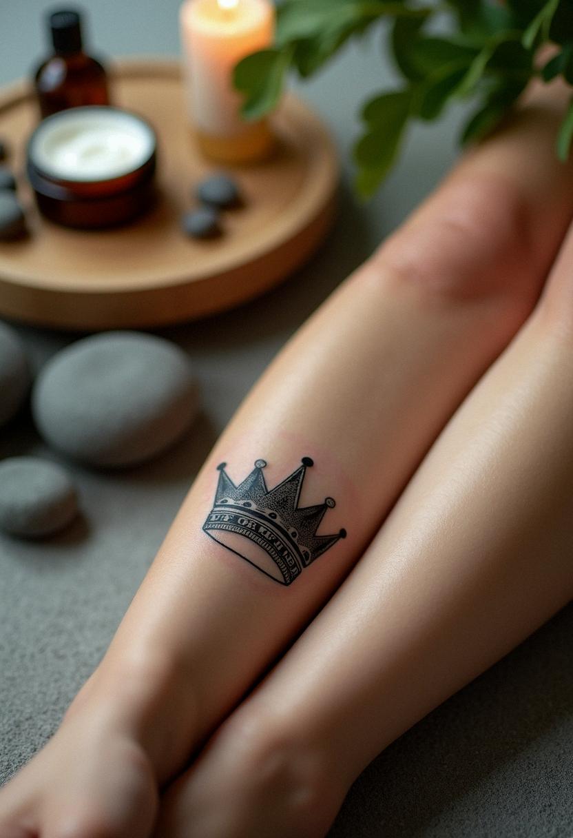 king crown tattoo