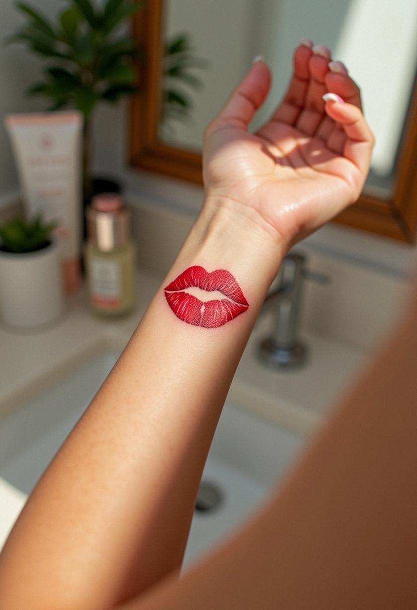 kiss tattoo