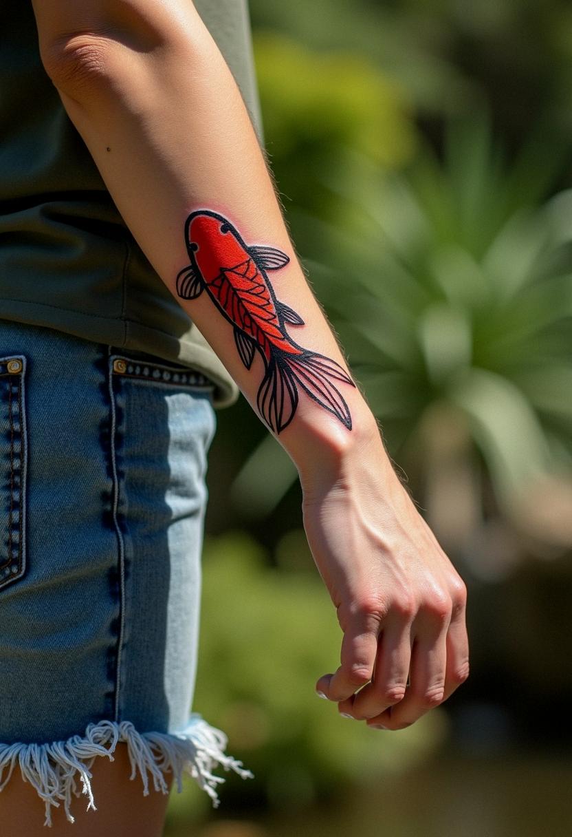 koi fish tattoo