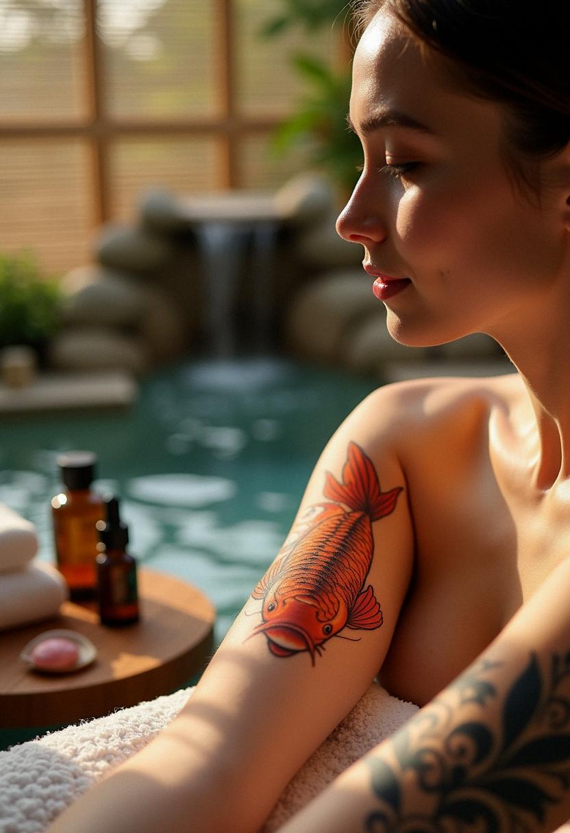 koi fish tattoo