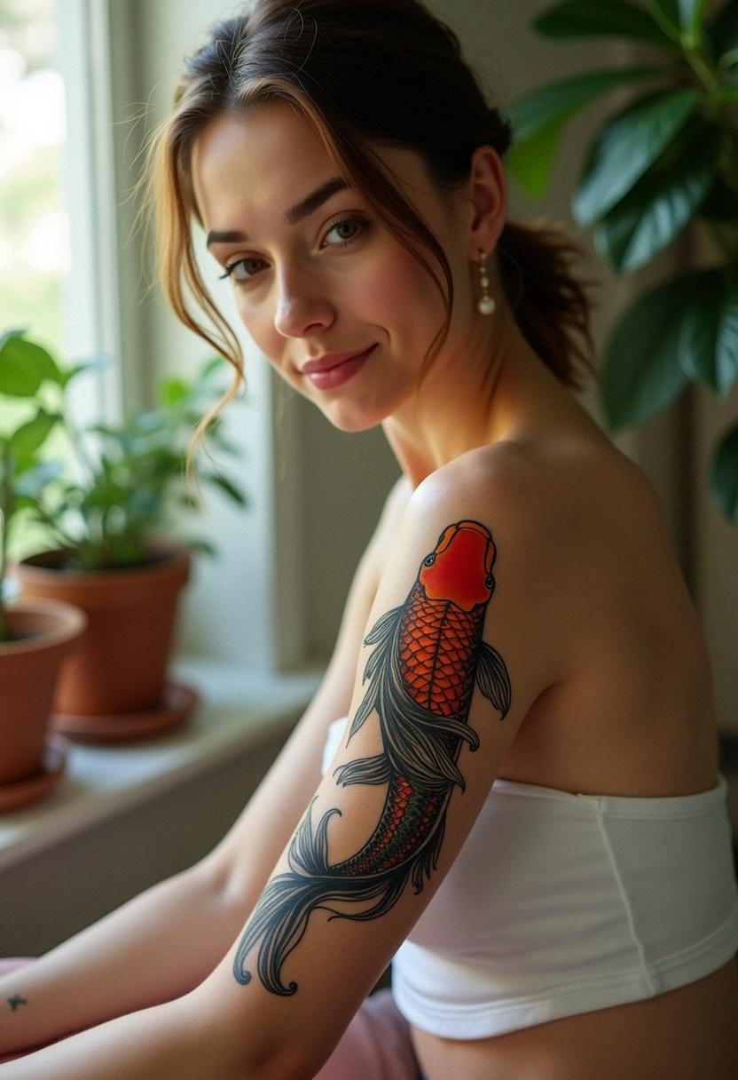koi fish tattoo