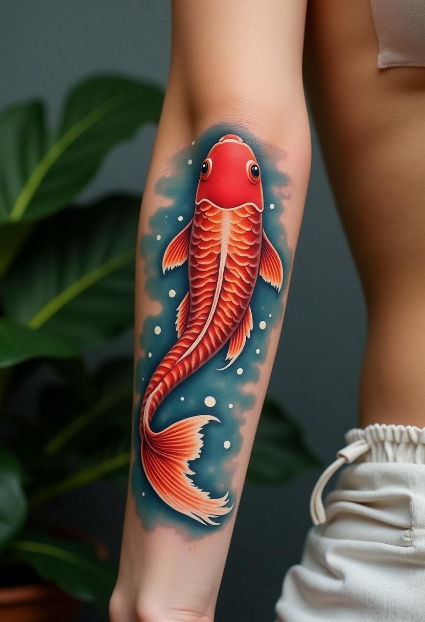 koi fish tattoo