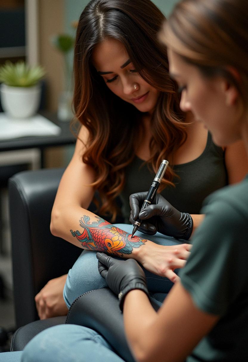 koi fish tattoos