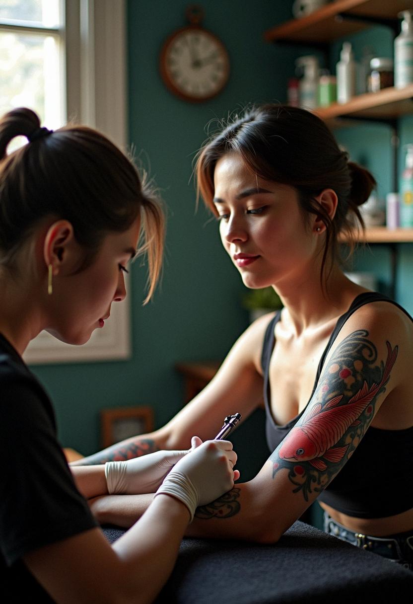 koi fish tattoos