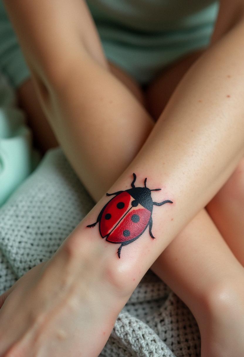 ladybug tattoo