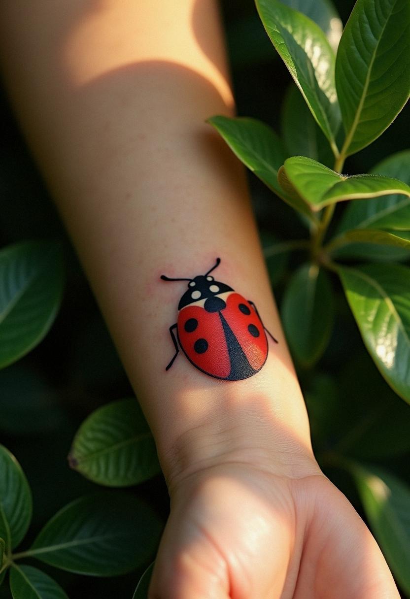 ladybug tattoo
