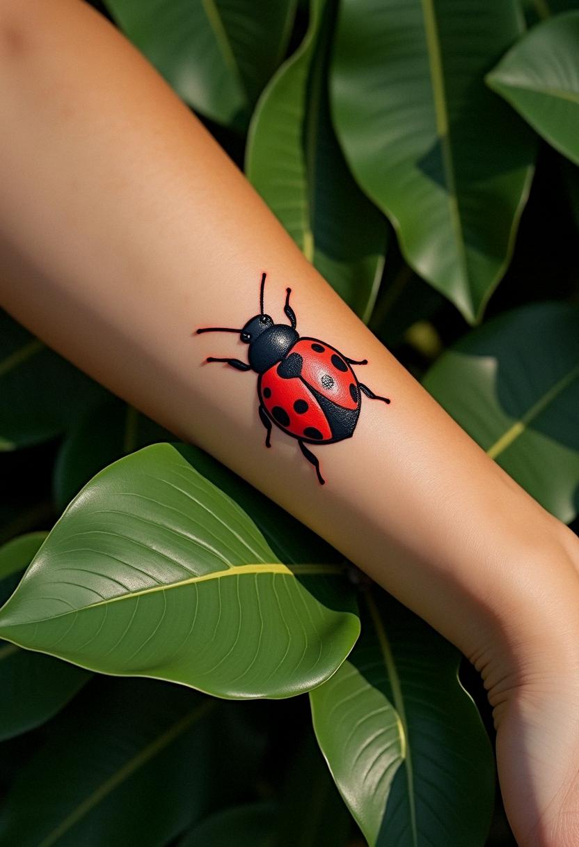 ladybug tattoo