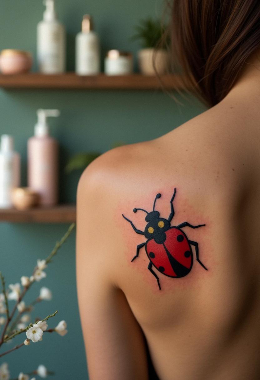 ladybug tattoo