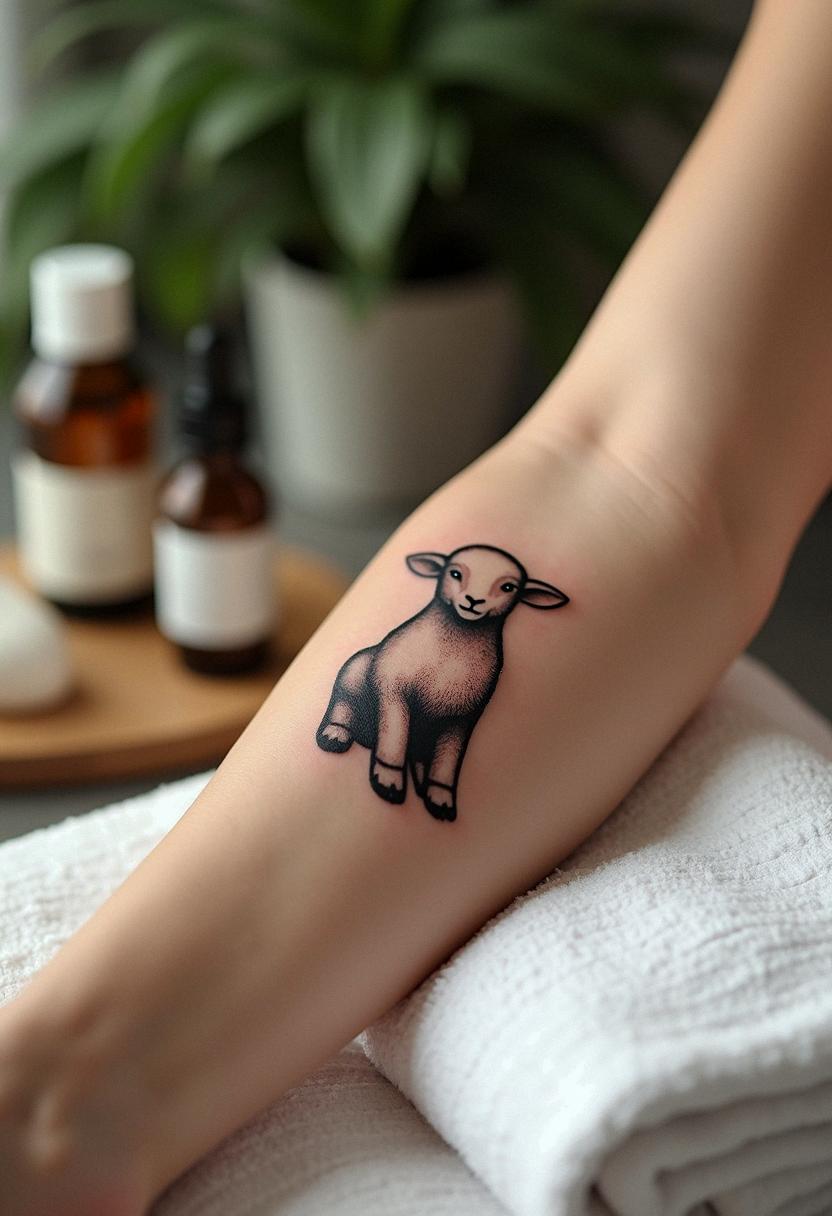 lamb tattoo