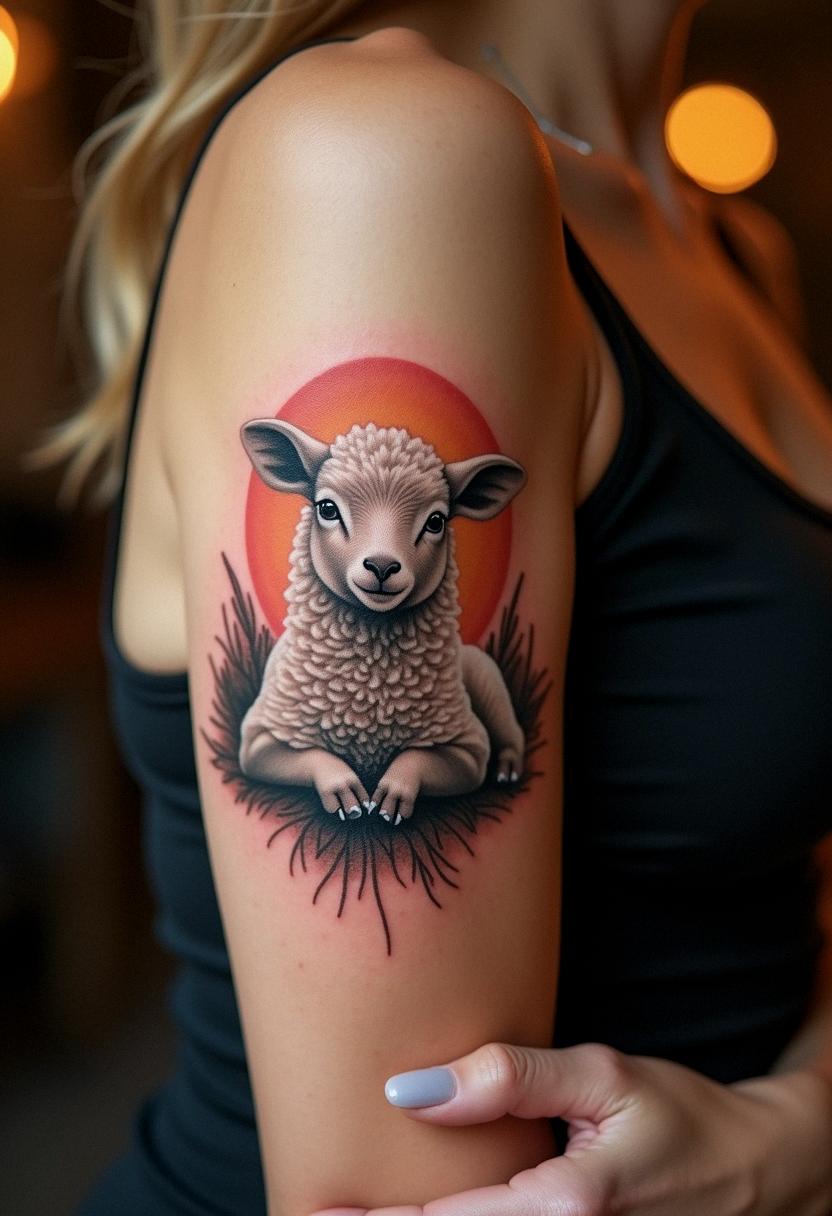 lamb tattoo