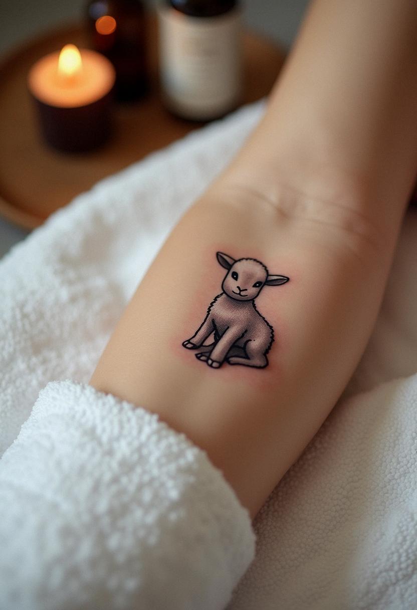 lamb tattoo