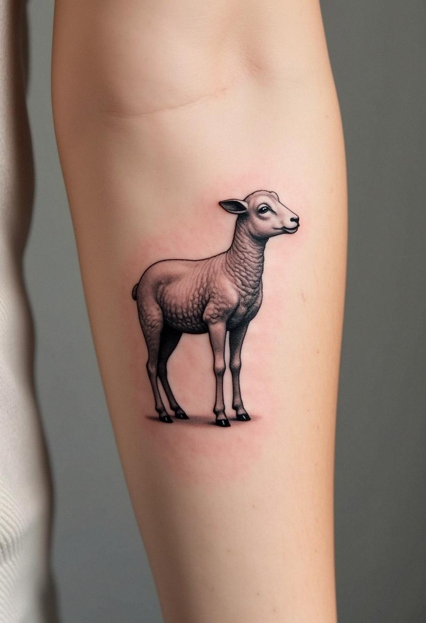 lamb tattoo