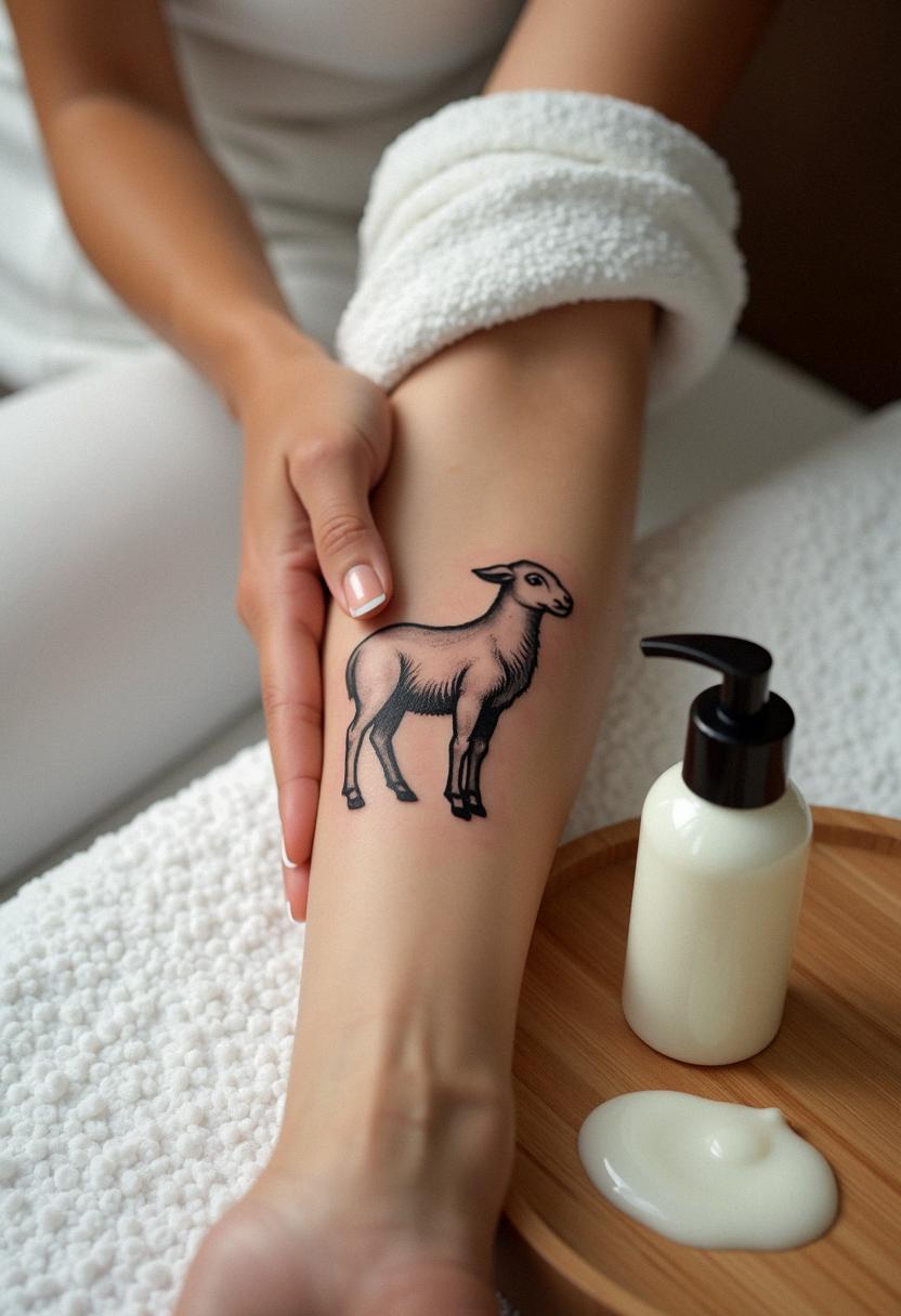 lamb tattoo