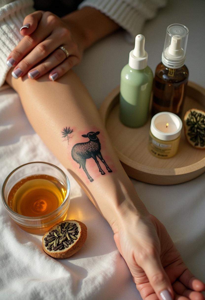 lamb tattoo