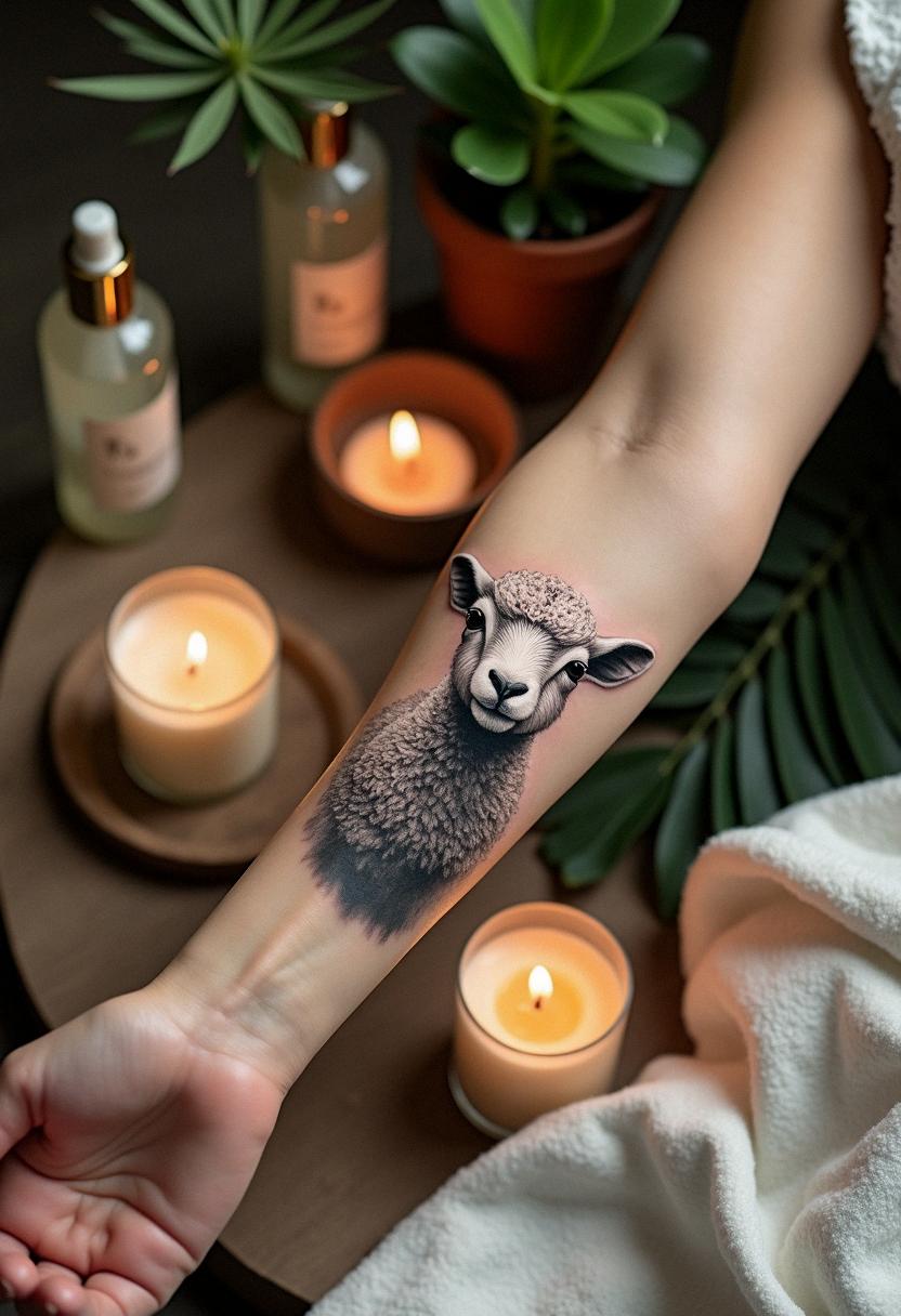 lamb tattoo