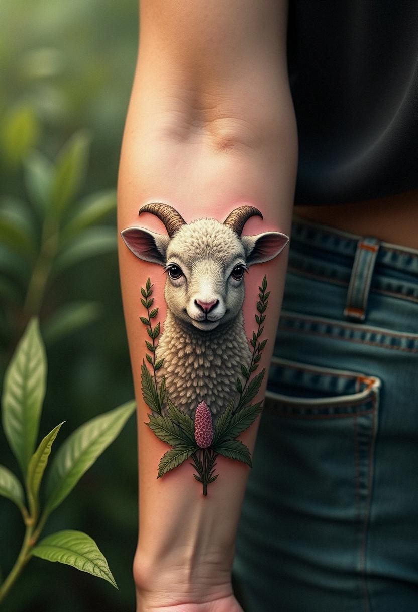 lamb tattoo