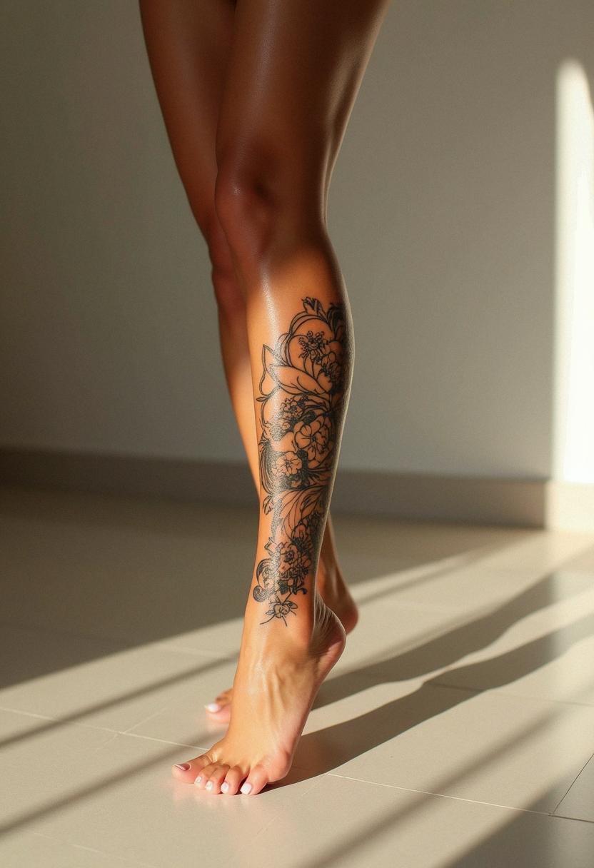 leg tattoos
