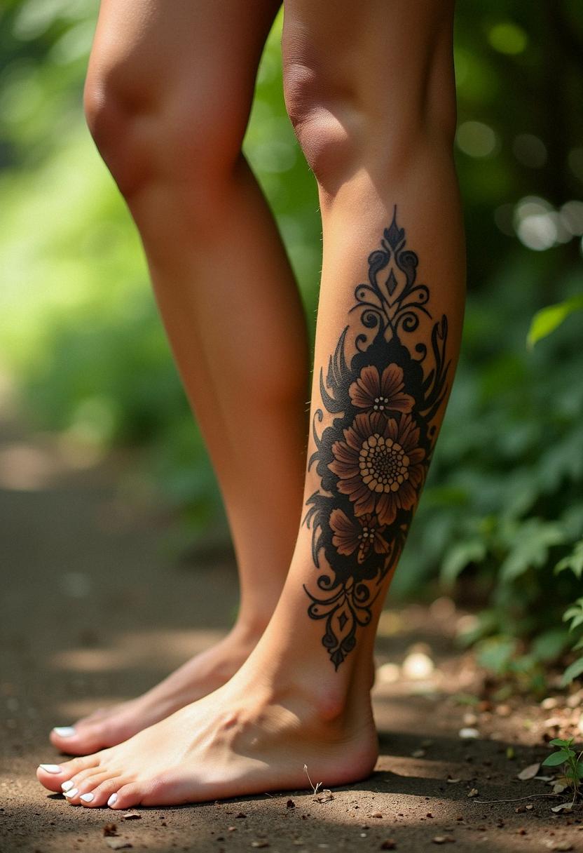 leg tattoos