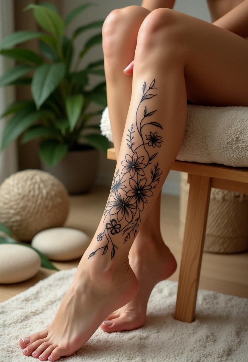 leg tattoos
