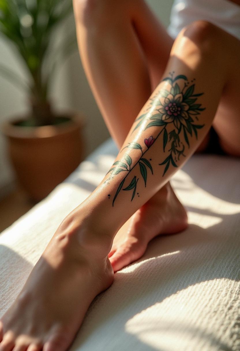leg tattoos