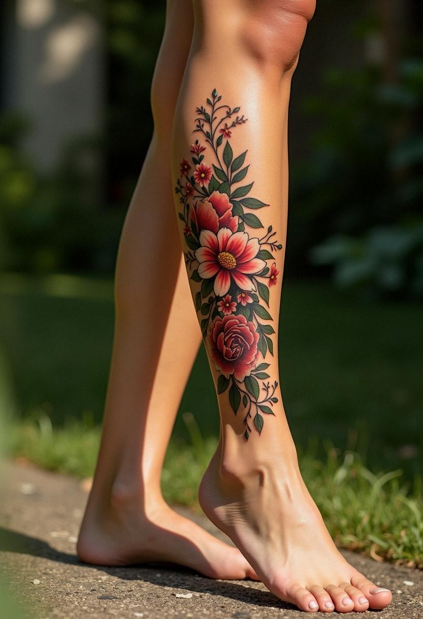 leg tattoos
