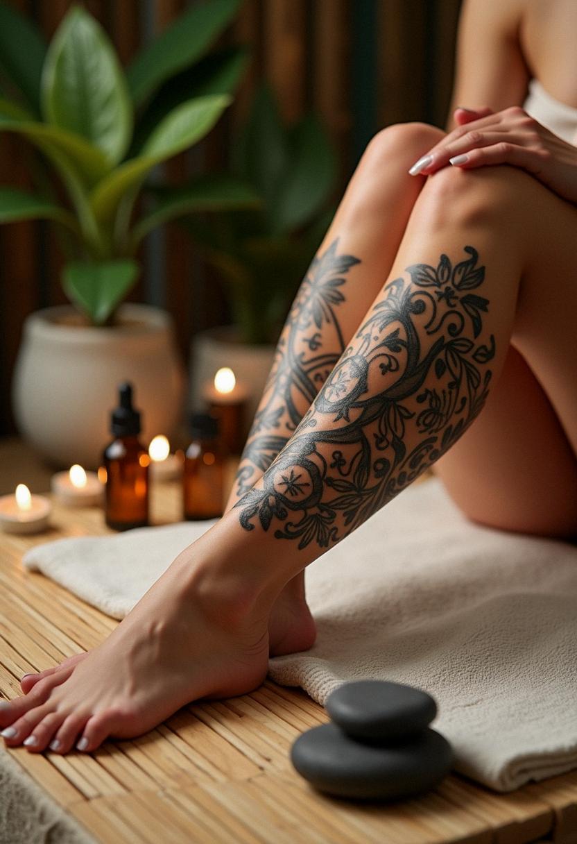 leg tattoos for women