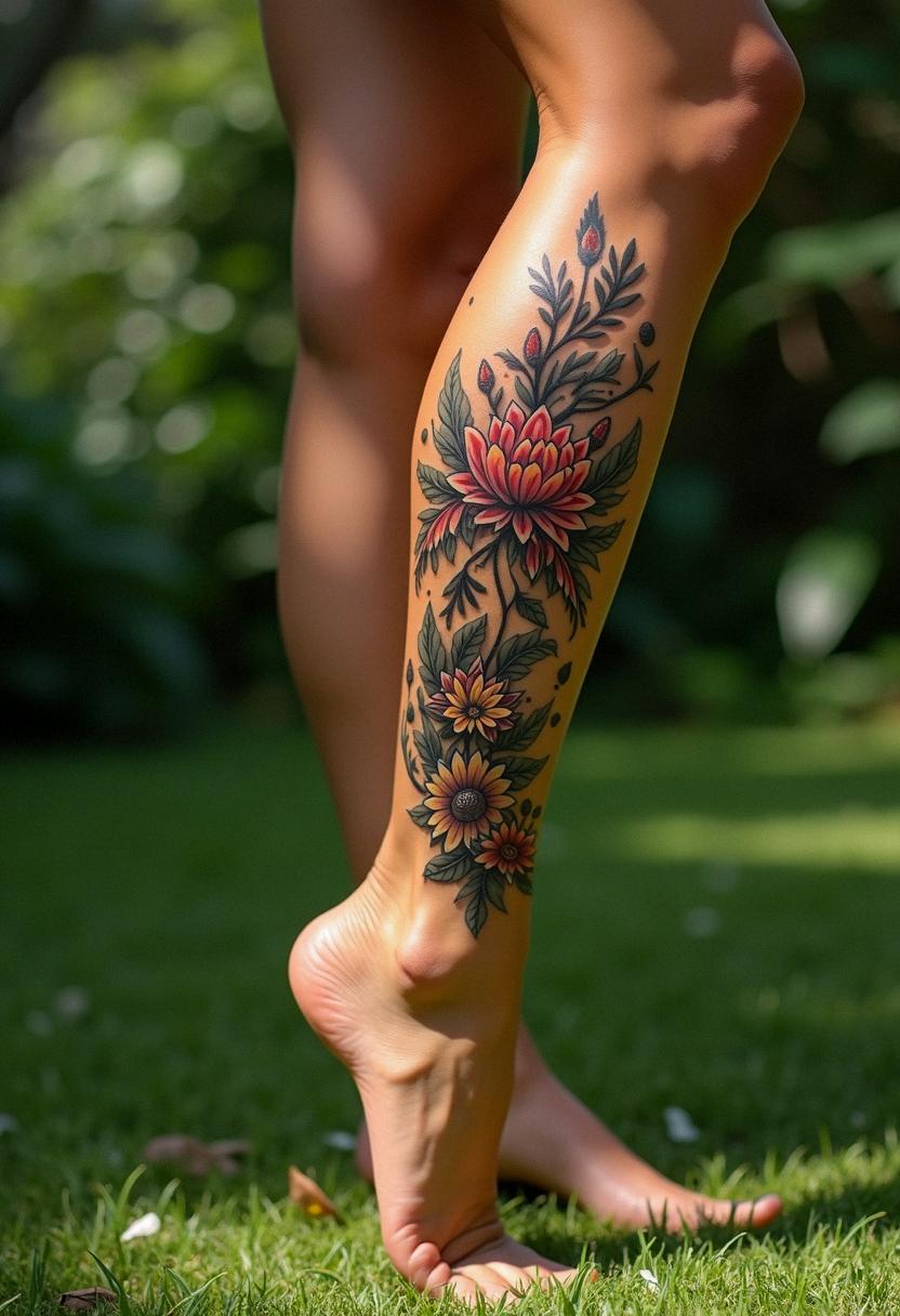 leg tattoos for women