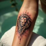 Leo Sign Tattoo 00001