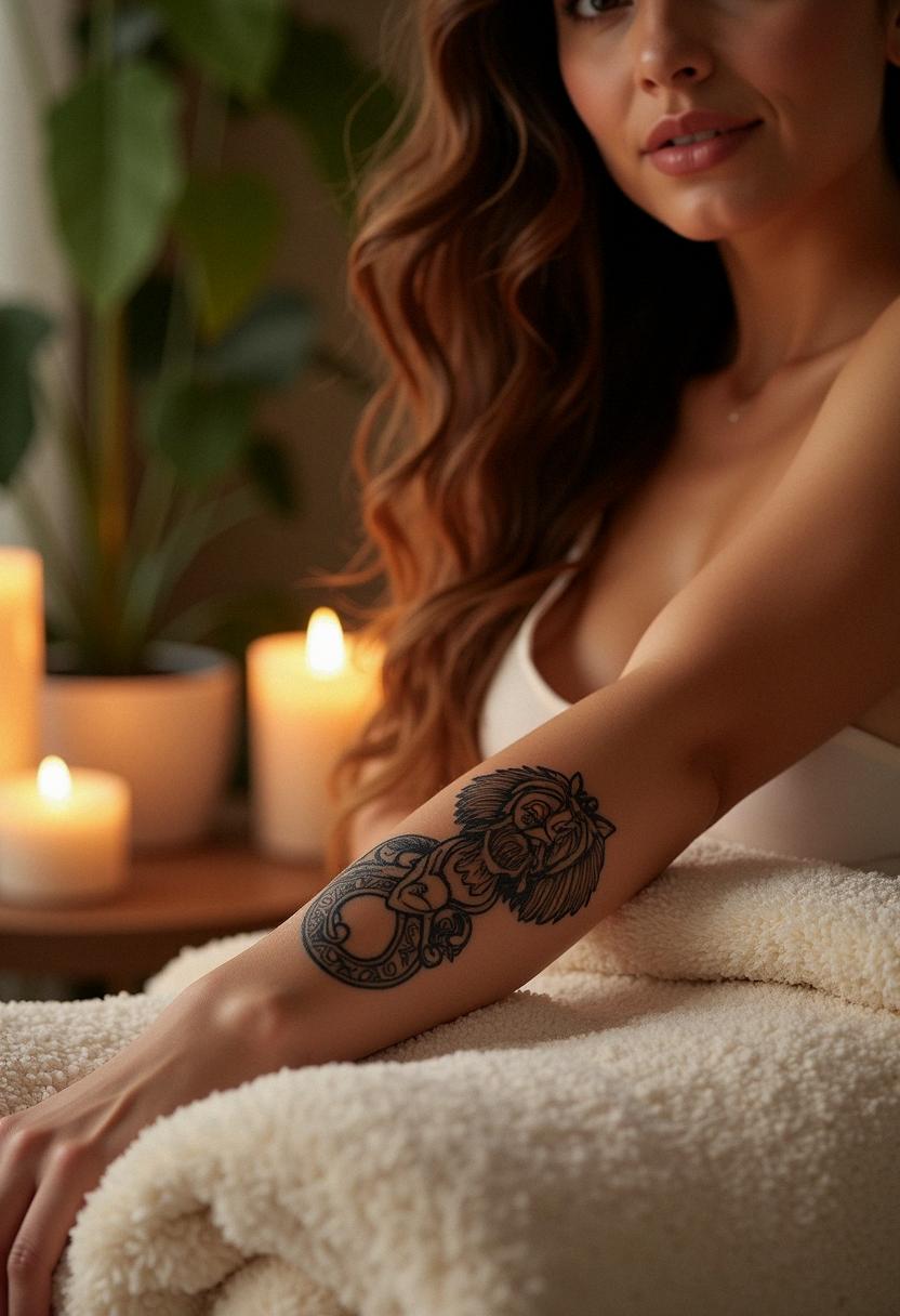 leo sign tattoo