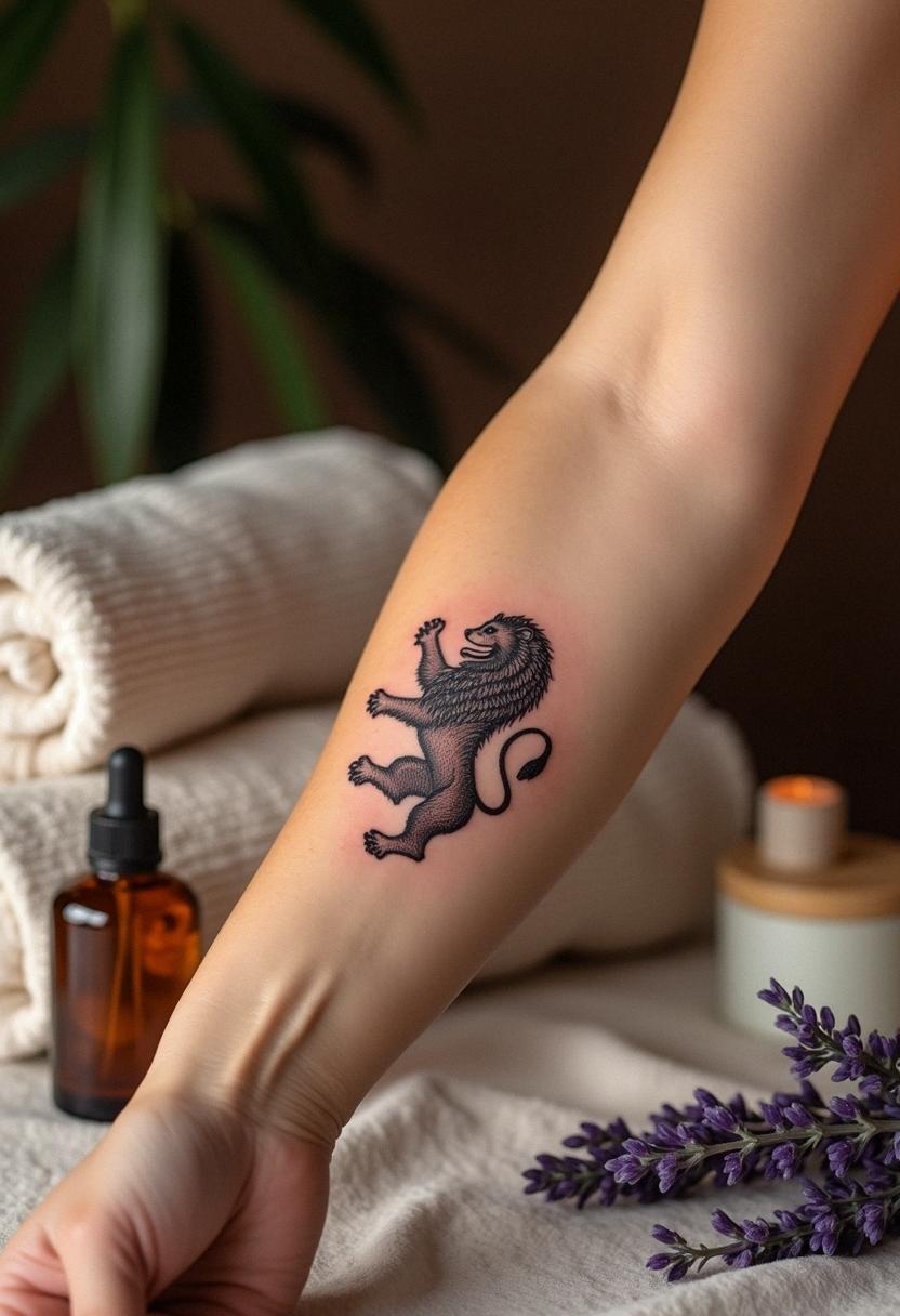 leo sign tattoo