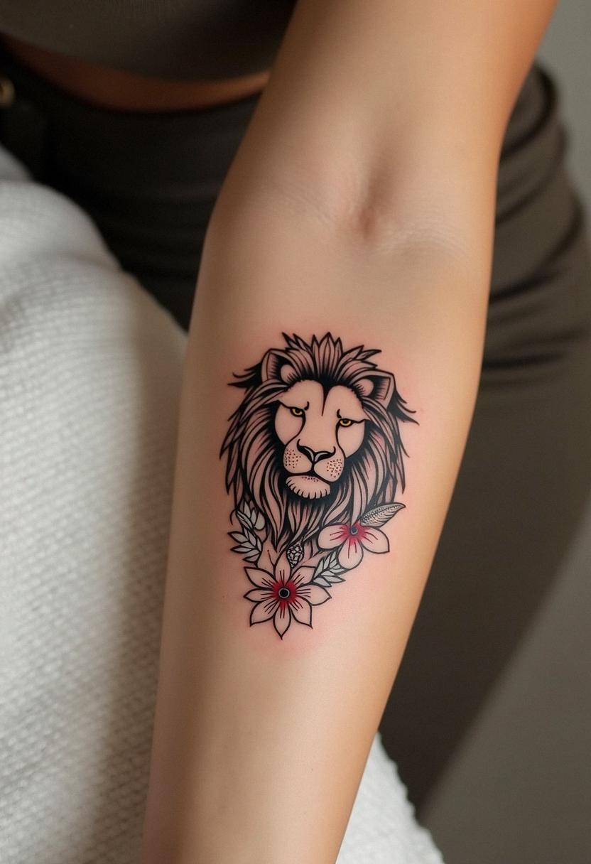 leo sign tattoo