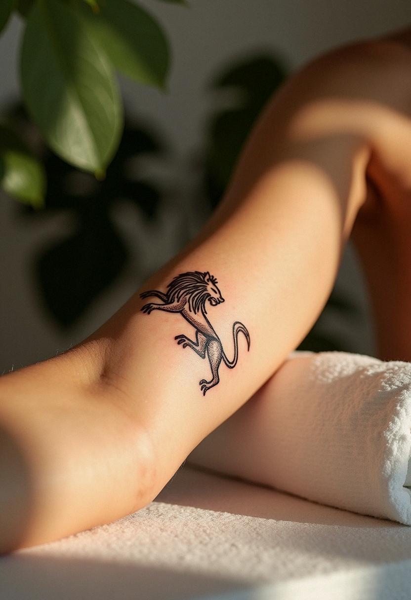 leo sign tattoo
