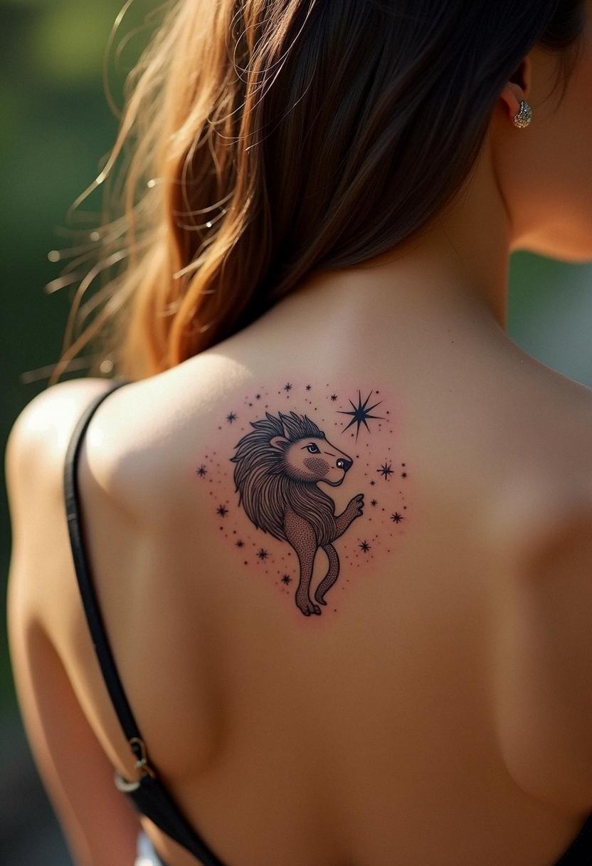 leo sign tattoo