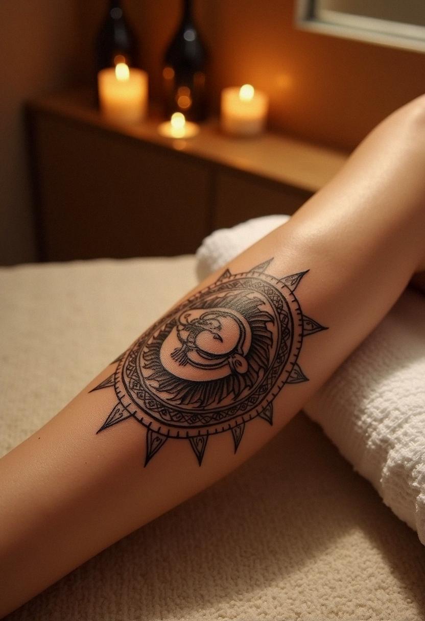 leo sign tattoo