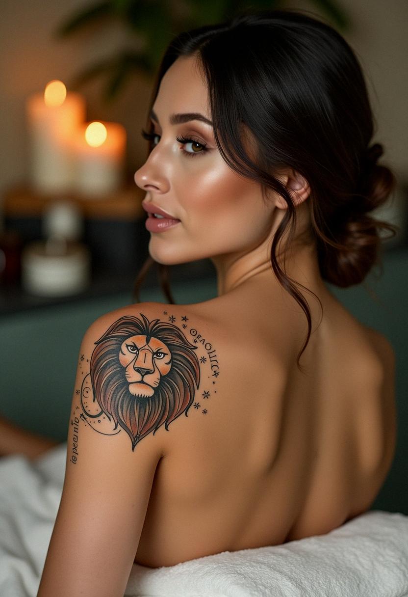 leo tattoo