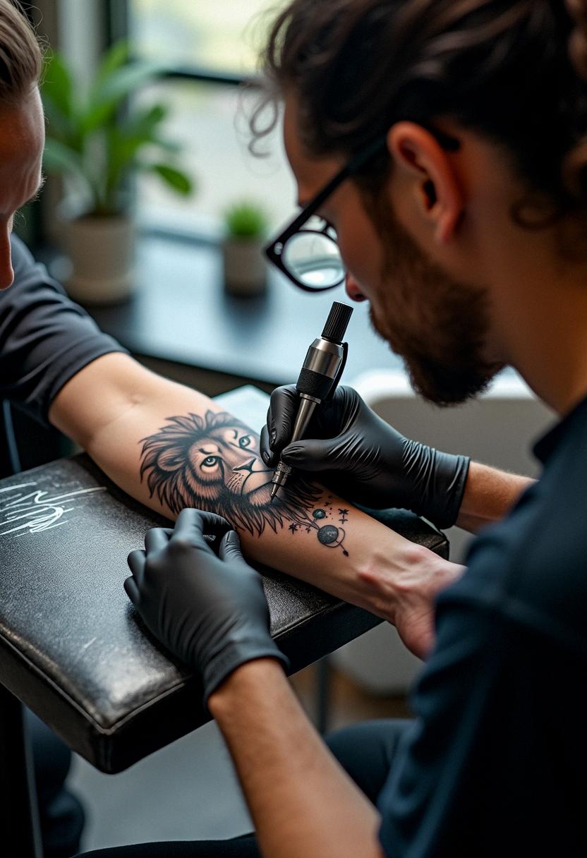 leo tattoo