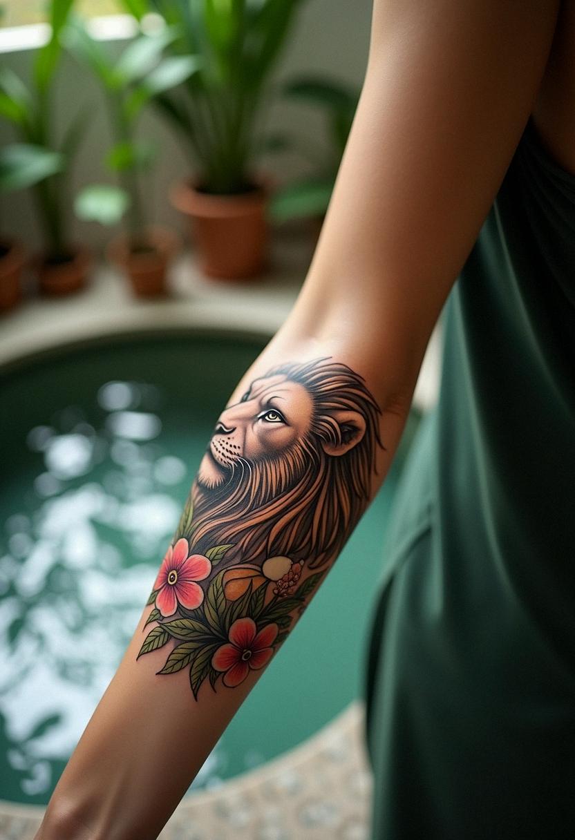 leo tattoo