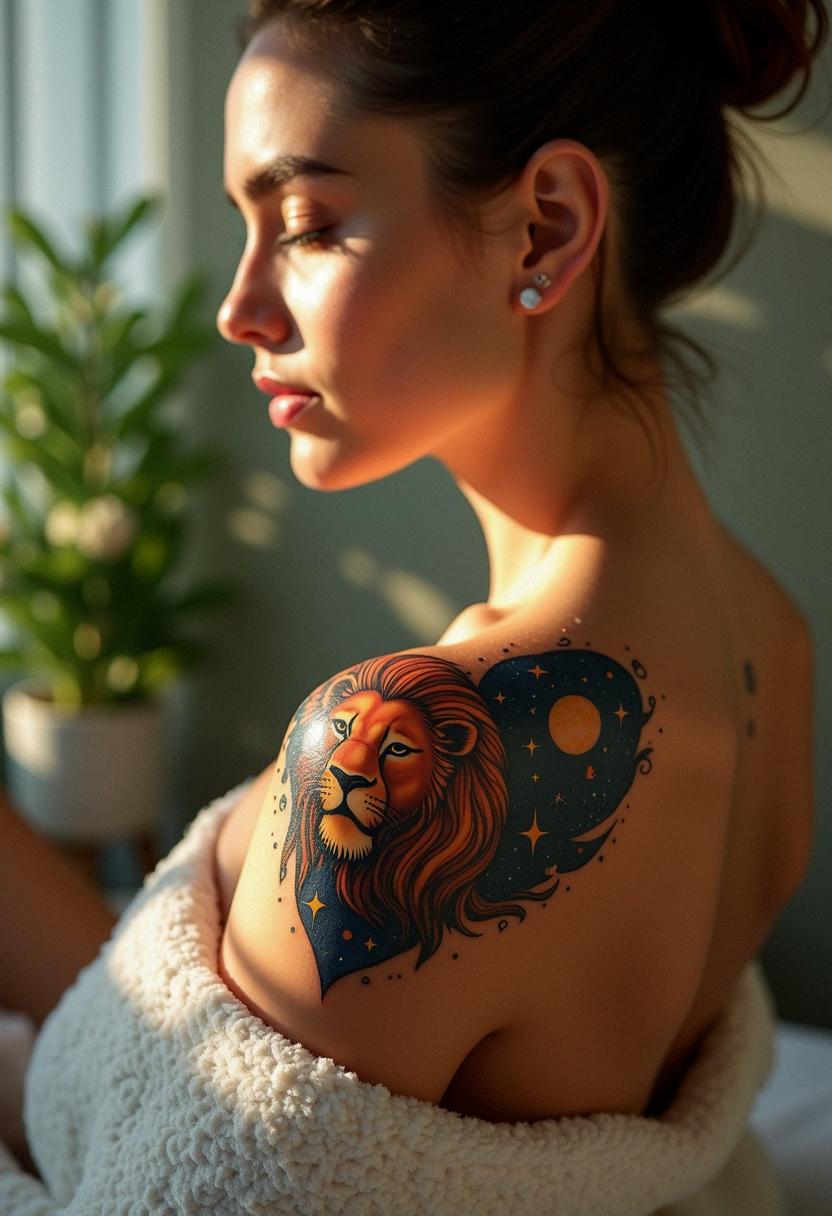 leo tattoo