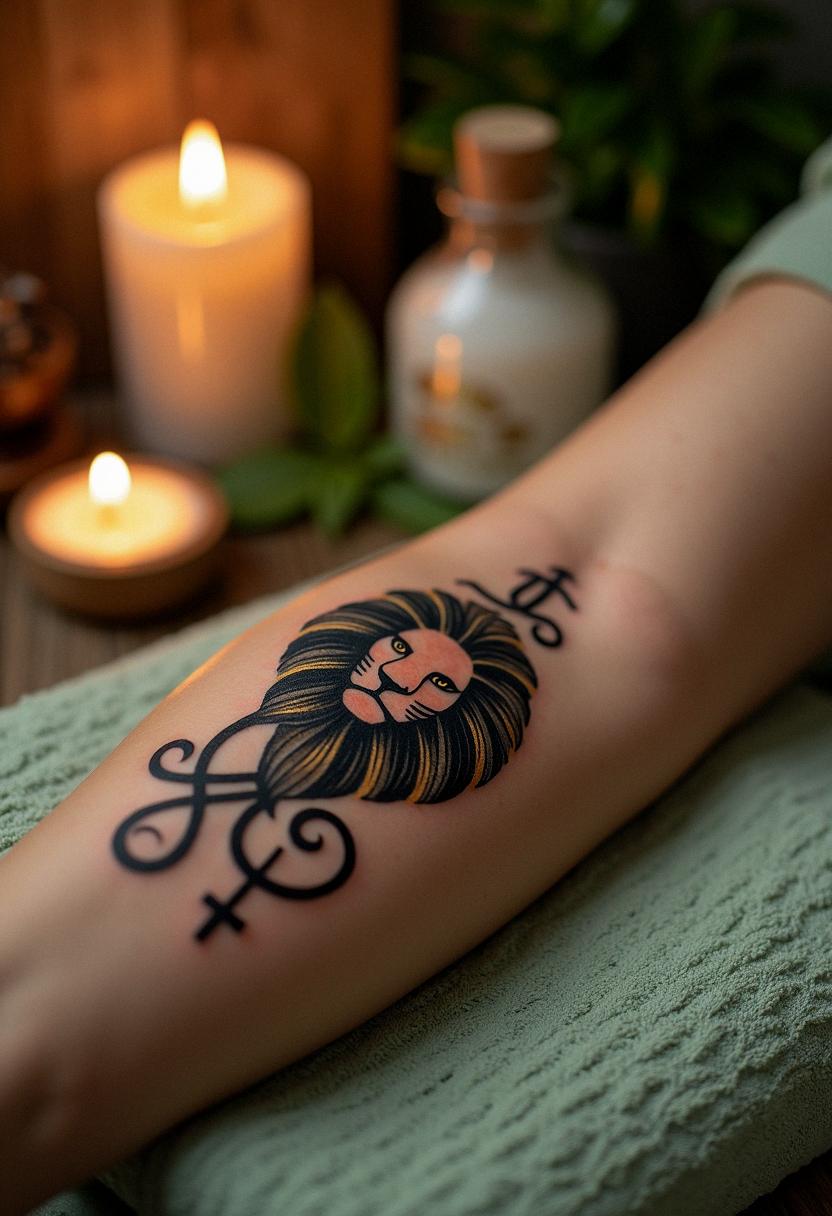 leo tattoo
